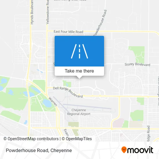 Powderhouse Road map