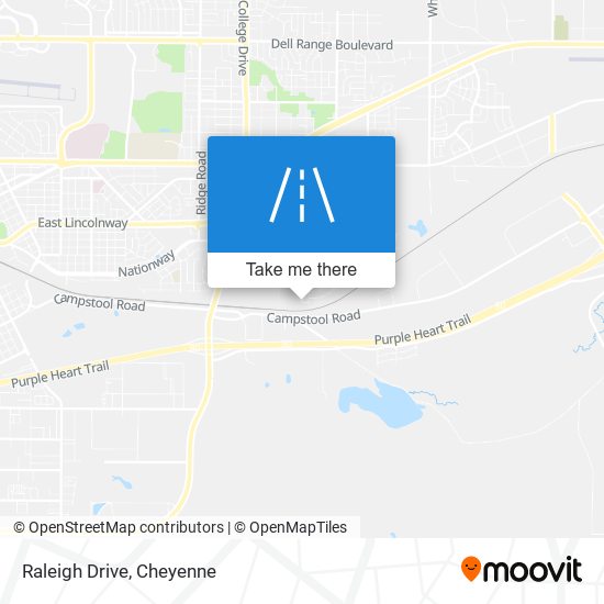 Raleigh Drive map