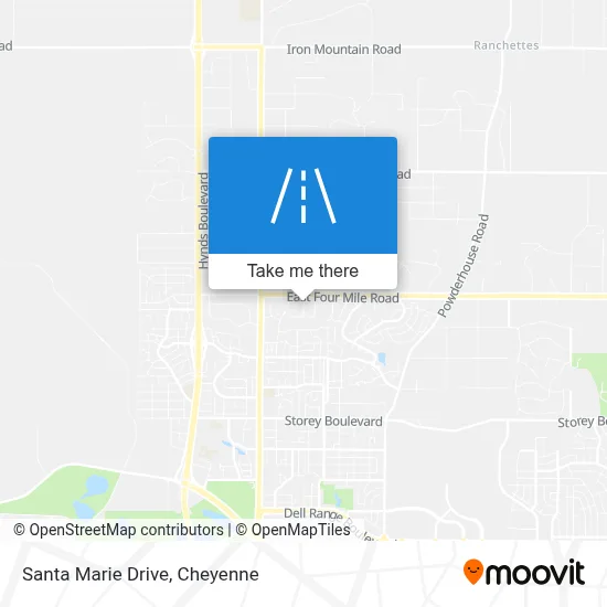 Santa Marie Drive map