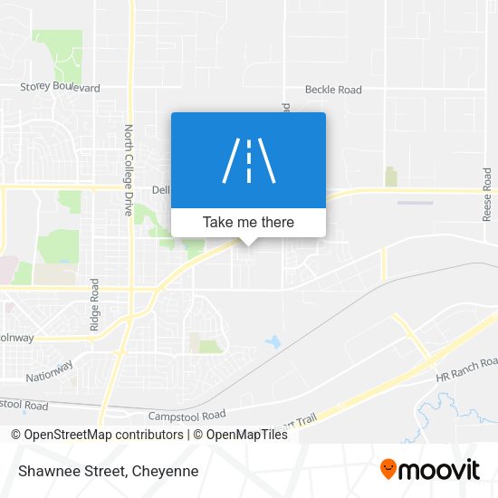 Shawnee Street map