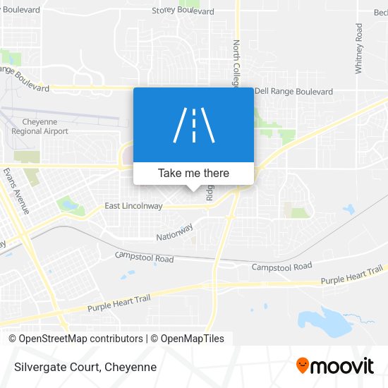 Mapa de Silvergate Court