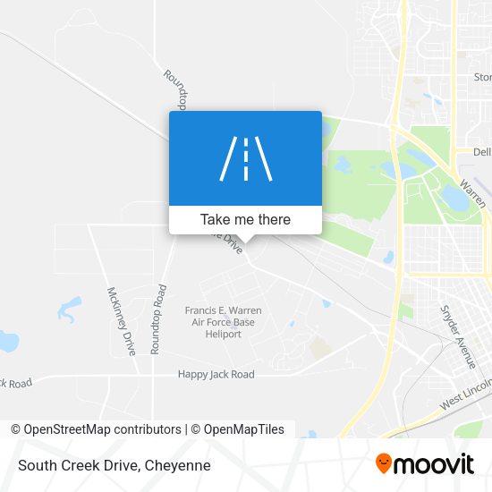 Mapa de South Creek Drive