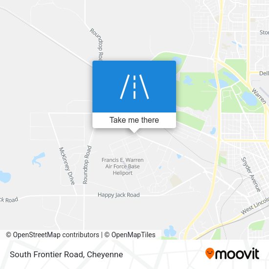 South Frontier Road map