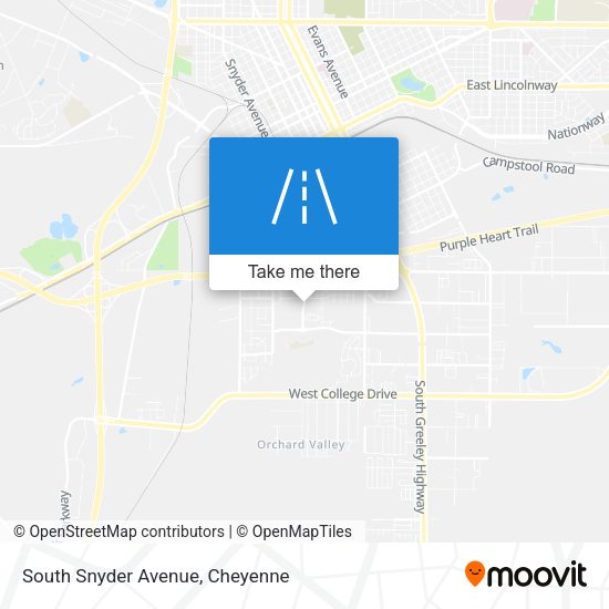 South Snyder Avenue map