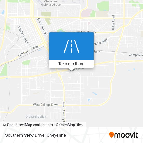 Mapa de Southern View Drive