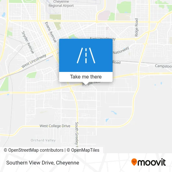 Southern View Drive map