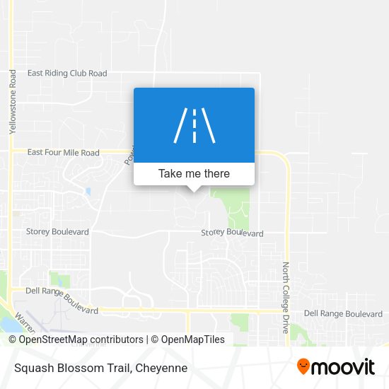 Mapa de Squash Blossom Trail
