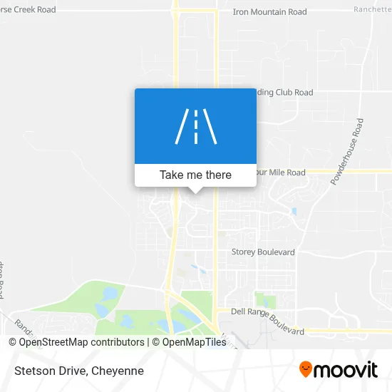 Stetson Drive map