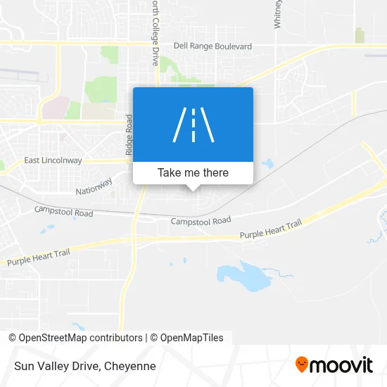 Sun Valley Drive map