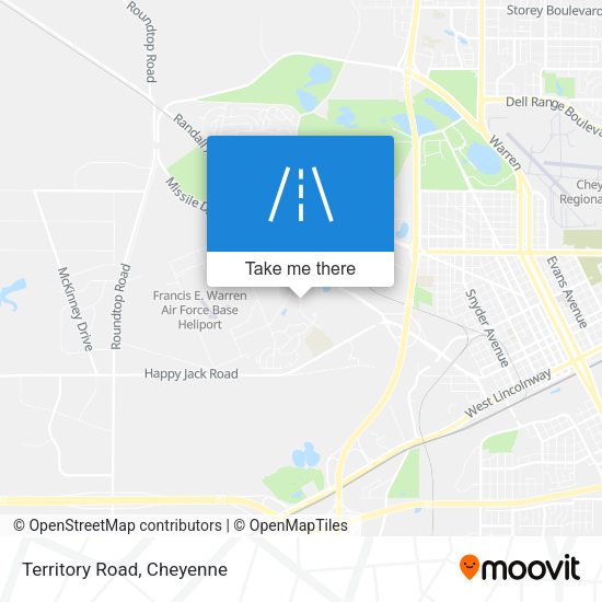 Mapa de Territory Road