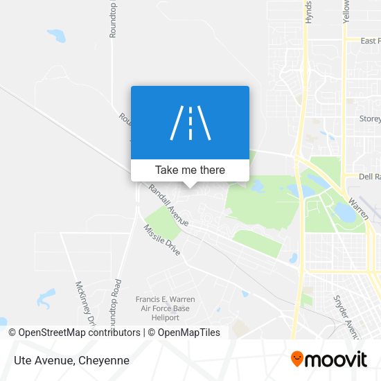 Mapa de Ute Avenue