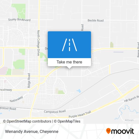 Mapa de Wenandy Avenue