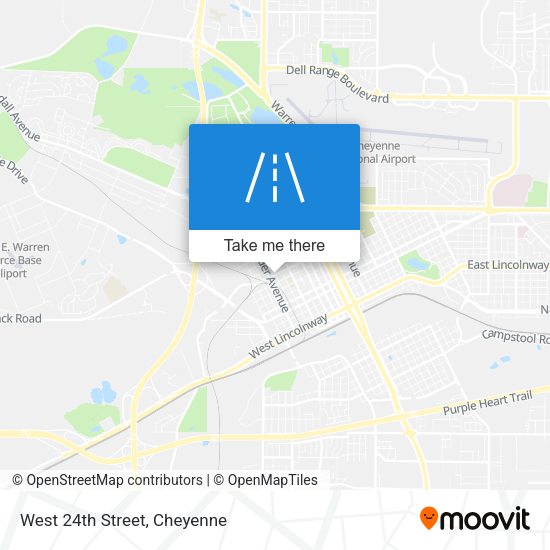 Mapa de West 24th Street