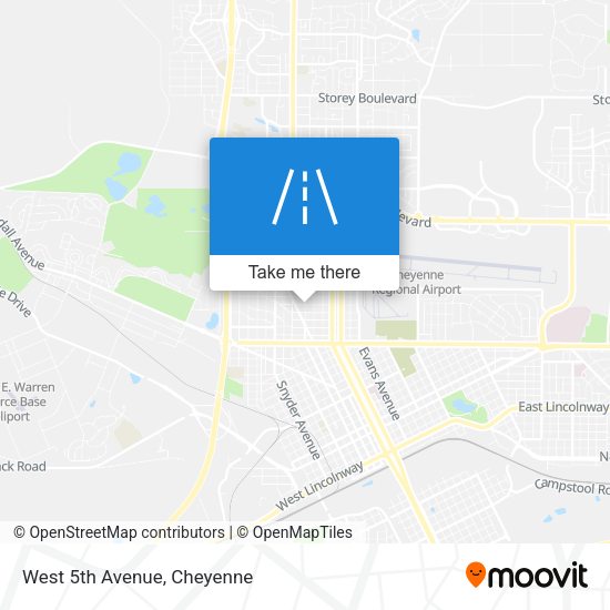 Mapa de West 5th Avenue
