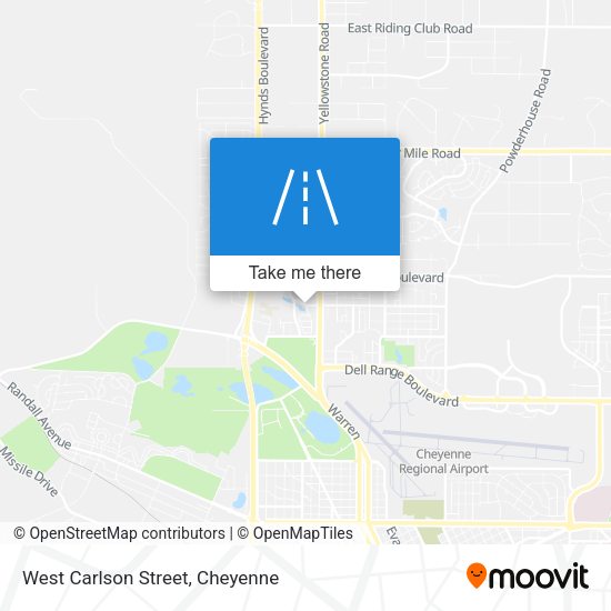 West Carlson Street map