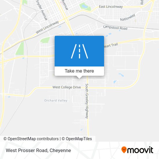 Mapa de West Prosser Road