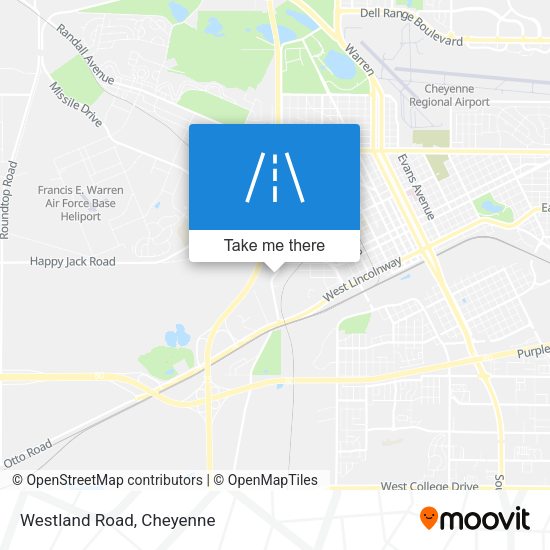 Mapa de Westland Road