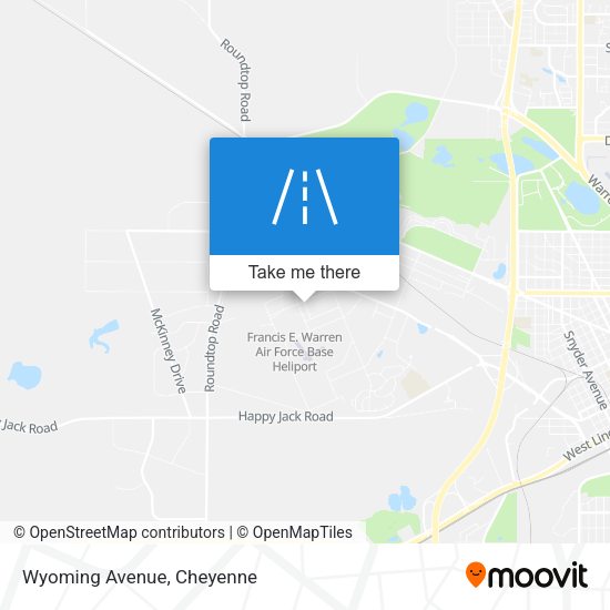Mapa de Wyoming Avenue