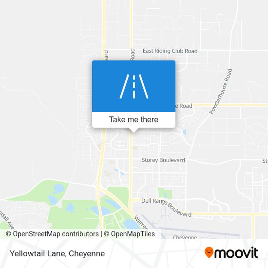 Mapa de Yellowtail Lane