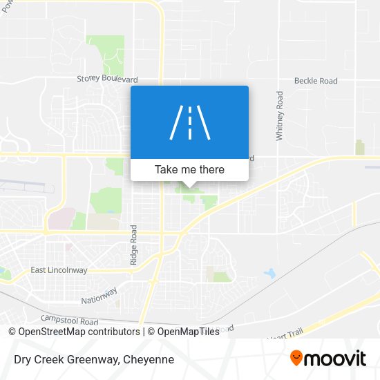Dry Creek Greenway map