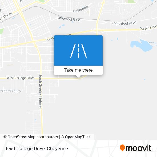 Mapa de East College Drive