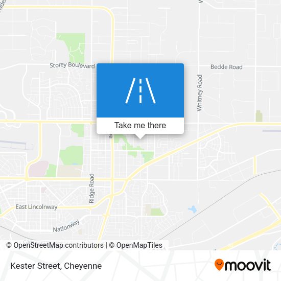 Mapa de Kester Street
