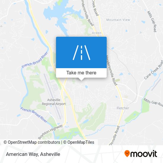 American Way map