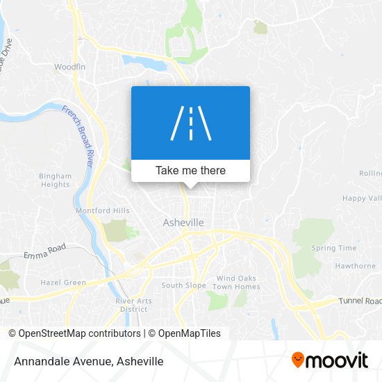Annandale Avenue map