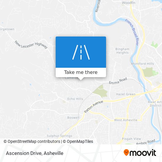 Ascension Drive map