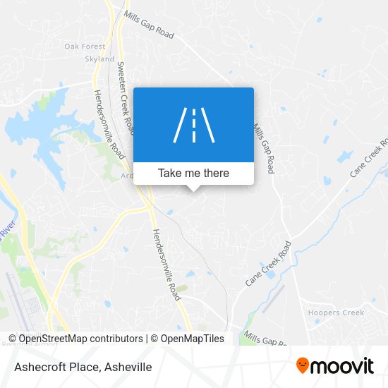 Ashecroft Place map