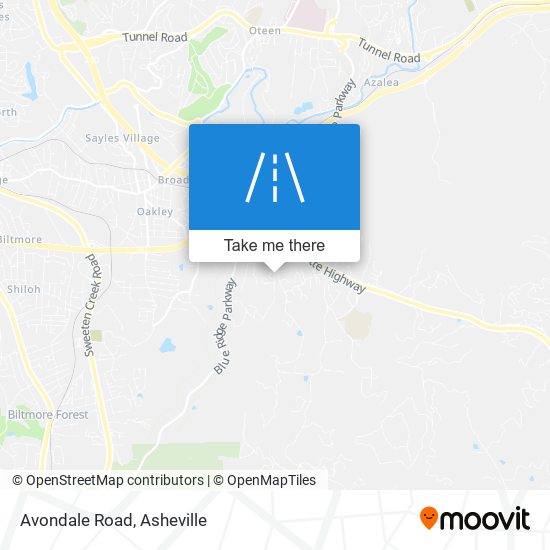 Mapa de Avondale Road
