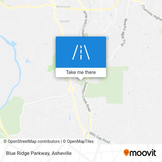 Blue Ridge Parkway map