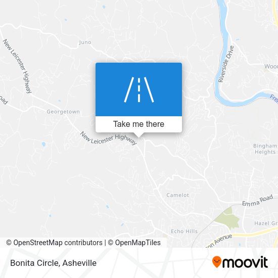 Mapa de Bonita Circle