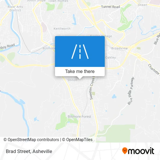 Brad Street map