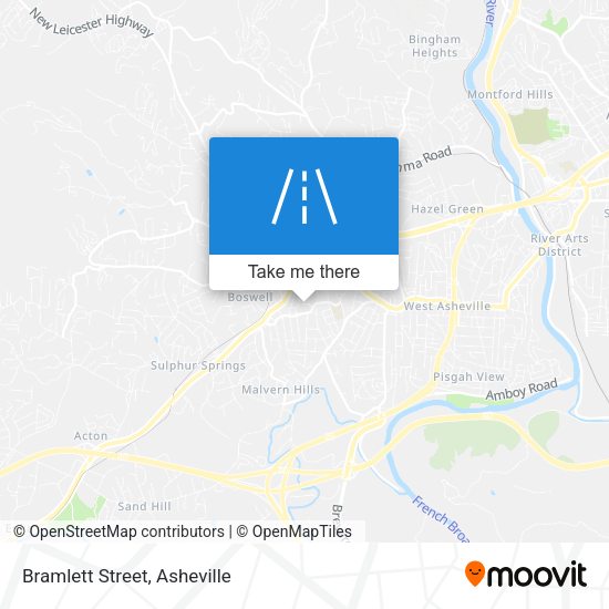 Mapa de Bramlett Street