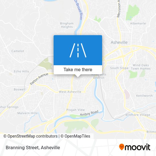 Branning Street map