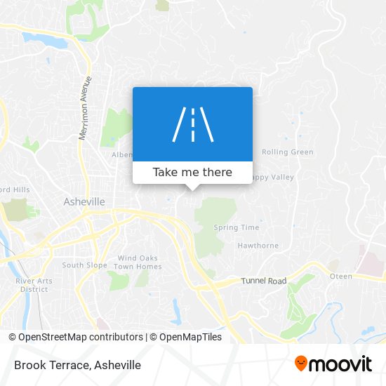 Brook Terrace map