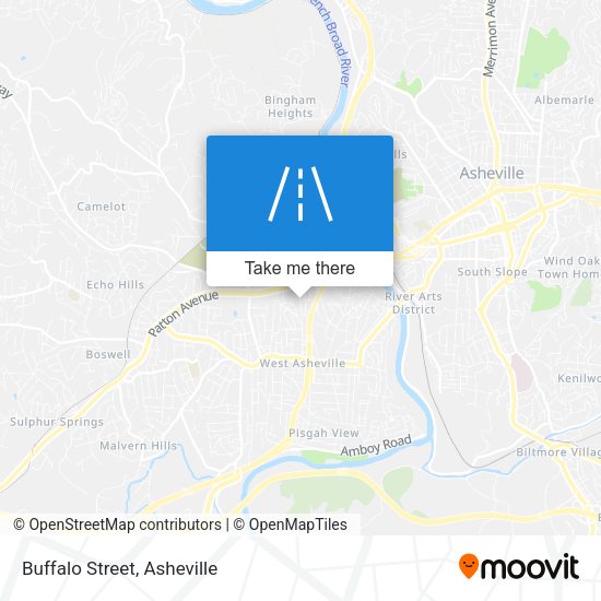Mapa de Buffalo Street