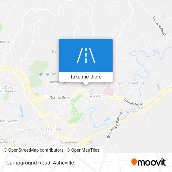 Campground Road map