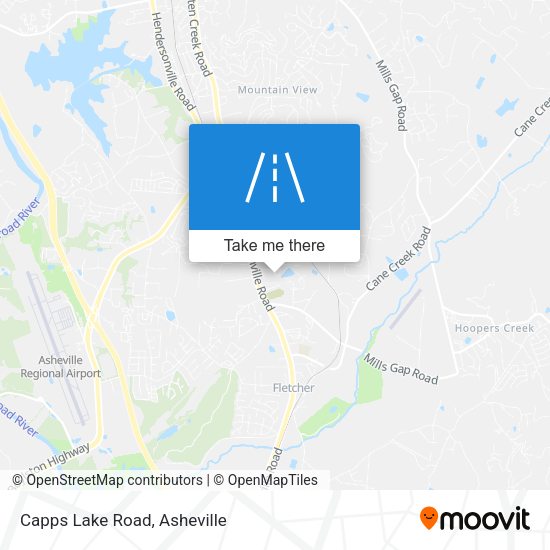 Mapa de Capps Lake Road