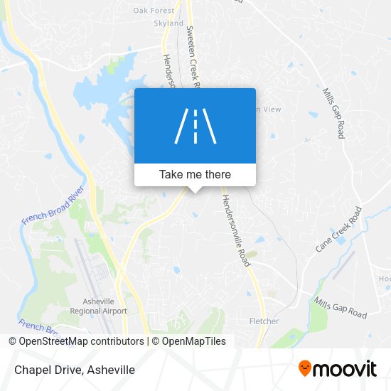 Chapel Drive map