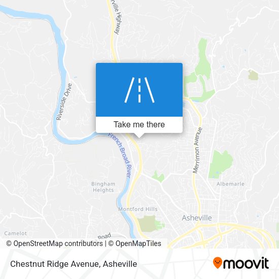 Chestnut Ridge Avenue map