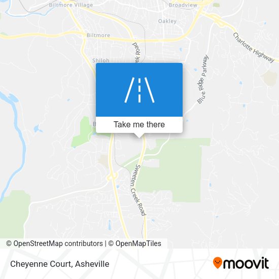 Mapa de Cheyenne Court