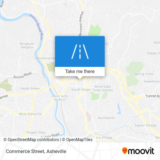 Mapa de Commerce Street