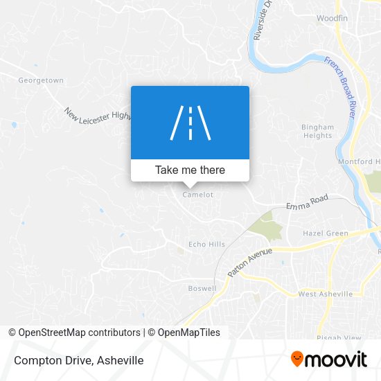 Mapa de Compton Drive