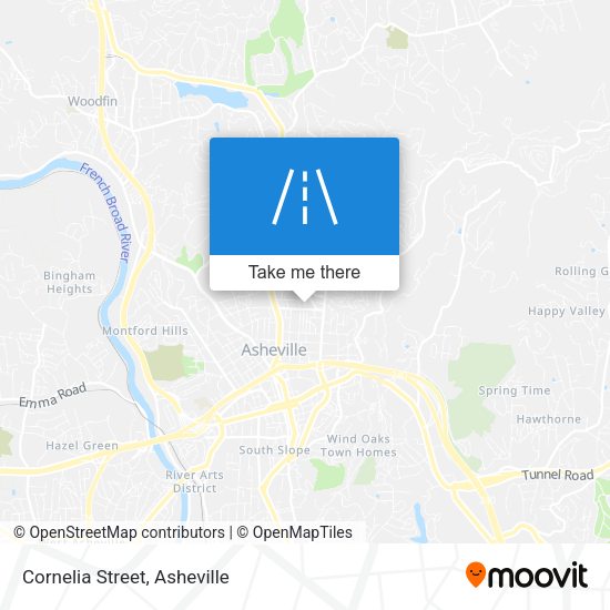 Mapa de Cornelia Street