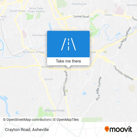 Mapa de Crayton Road