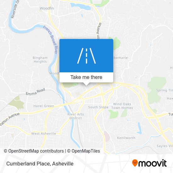 Mapa de Cumberland Place