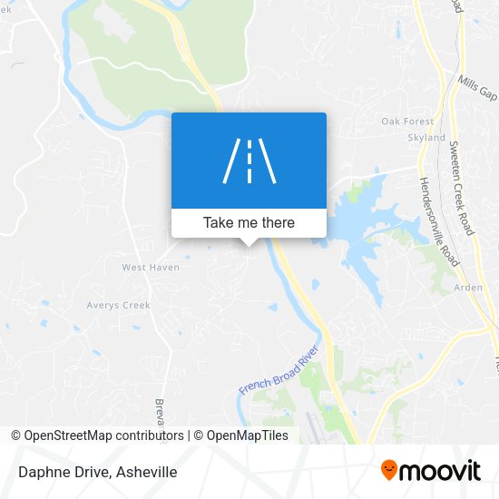 Daphne Drive map