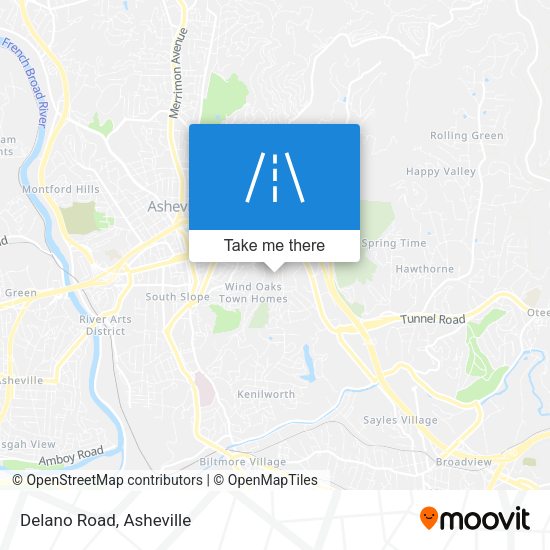 Mapa de Delano Road